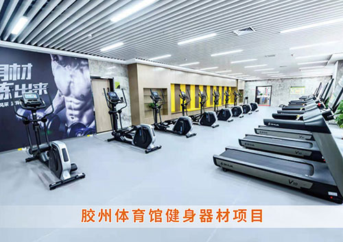 ​金年会体育为胶州体育馆打造的健身房